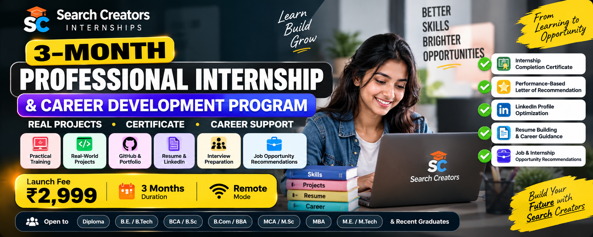 3-Month Professional Internship & Career Development Program