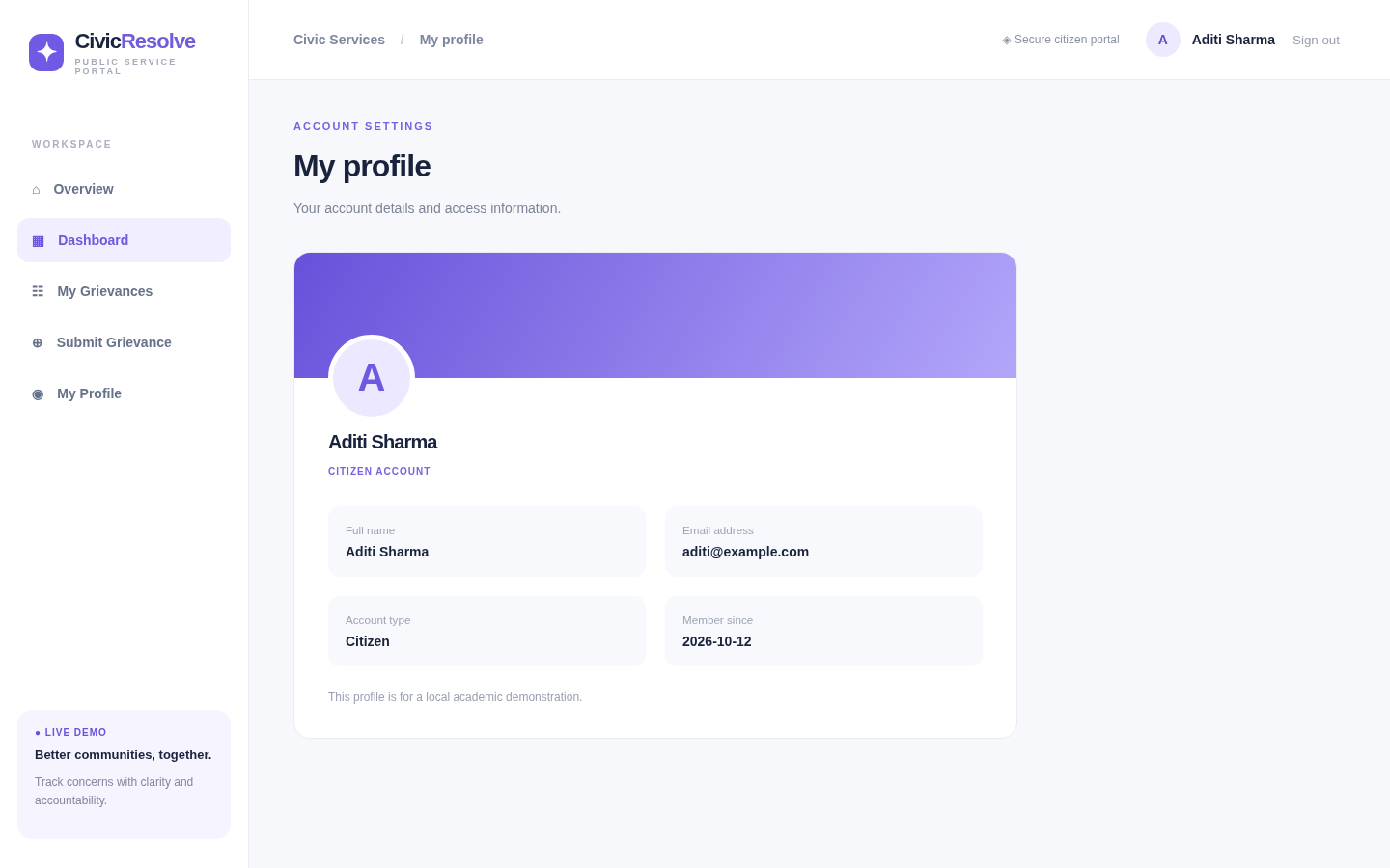 08 User Profile
